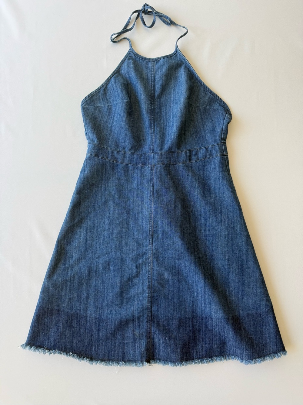Bobbi Rocco Denim Halter Dress size small
